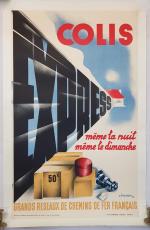 Une affiche SNCF Colis 1935 d'après G.HAEUSSER  - 100...