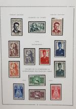 TUNISIE collection sur feuilles MOC neufs entre 1956 et 1988...