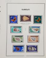 ** DJIBOUTI collection neufs sur feuilles MOC entre 1977 et...