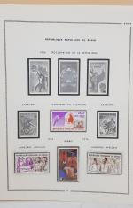 BENIN collection neufs sur feuilles MOC entre 1976 et 1984...
