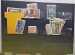 Un boitier bordeaux contenant des timbres neufs des COLONIES FRANCAISES...