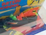 BATMAN - Batmobile en plastique tractant le batbateau, Made in...
