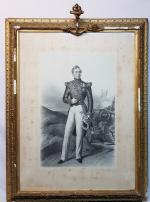 "Ferdinand de PARSEVAL Amiral de France" - gravure d'après LARIVIERE...