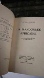Un carton de livres reliés, dont : BLANCHOD La Randonnée...