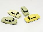 DINKY JUNIOR , 4 modèles usagés :
réf 106 Opel Kadett...