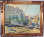Louis Raoul GUIRAUD (1888 - 1976) -" Collioure"- deux huiles...