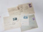 5 enveloppes dont 3 Premiers Jours de 1937 + 1...