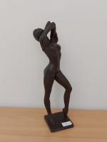 Jacques LE NANTEC (1940) - L'EVANGELINE - Statue en bronzite,...