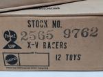 HOT WHEELS Hong-Kong, 2 cartons non-ouverts de 12 "X-V RACERS"...