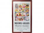 Michel GILLES (1943-2008) - Exposition à Uzès 1999 - épreuve...
