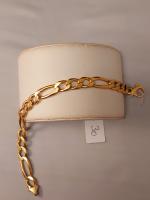 Bracelet maille alternée Or 18 carats long 25cm env poids...