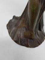 Emile BRUCHON (1806-1895) - "L'aurore" - bronze à patine verte...