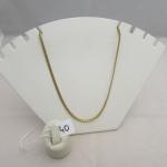 1 collier maille anglaise longueur 42cm env Or 18 carats...