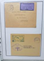 1 classeur bleu AVIATION, FDC, timbres, lettres, Cartes Postales, Premiers...