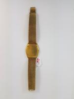 OMEGA : Montre-bracelet pour homme en or jaune 750e -...