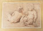 Pierre-Paul RUBENS (1577-1640), Atelier de - "Deux enfants représentant le...