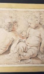 Pierre-Paul RUBENS (1577-1640), Atelier de - "Deux enfants représentant le...