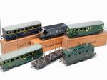 HORNBY "O" rame comprenant une motrice BB 8051, 3 voitures...