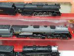 RIVAROSSI HO, 8 grandes locomotives américaines type vapeur avec tender...