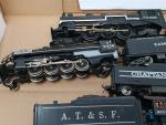 5 locomotives type vapeur avec tenders, HO, dont :
1 FLEISCHMANN,...