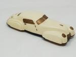 Celluloïd 1938 "GG 34"(attribué à Germain Giroud), coupé aérodynamique ivoire/finitions...