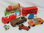 8 jouets à restaurer ou pour pièces :
KOVAP Camion Cirkus,...