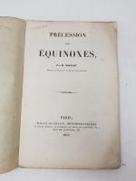 POINSOT (M) - Précession des EQUINOXES, Paris, Mallet-Bachelier, 1857, in-8...