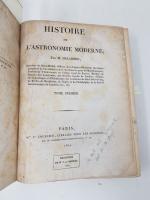 DELAMBRE - Histoire de l'ASTRONOMIE MODERNE, Paris, Courcier, 1821, in-4...