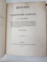 DELAMBRE - Histoire de l'ASTRONOMIE ANCIENNE, Paris, Vve Courcier, 1817,...