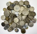 Ensemble de plusieurs dizaines de monnaies diverses dont 70 en...