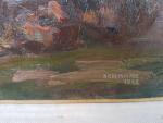 Abel-Narcisse CHEMINADE (XIX-XX) - "Paysage automnal" - huile sur toile...