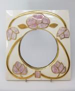 Mithé ESPELT (1923-2020) - Un miroir en céramique à décor...