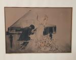 Louis ICART (1888-1950) - "La Chanteuse et le pianiste" -...