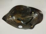 Charles VIRION -  Vide-poche en bronze à motif de musaraigne...