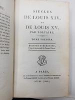VOLTAIRE - Siècles de Louis XIV et de Louis XV,...