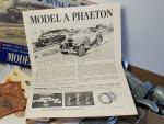 HUBLEY (USA, éch 1/20ème) Ford Model A phaëton, maquette métal...