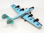 JOUSTRA -v.1950) avion quadrimoteur en tôle lithographiée bleu, F-AERO AIR...