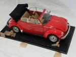 ALTAYA échelle 1/8ème - Volkswagen Coccinelle cabriolet rouge vif, L...