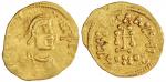 Empire byzantin, Constant II 641-668, Trémissis or, A/ son buste...