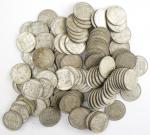 Ensemble de 116 pièces de 10 Francs Turin argent, TTB...
