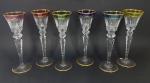 SAINT LOUIS - Six verres modèle "Excellence" en cristal ...