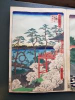 Utagawa HIROSHIGE (1797-1858) - Deux albums de la série Meisho...