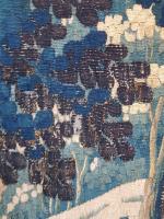 AUBUSSON - Fragment de tapisserie à décor de verdure et...