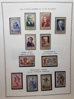 FRANCE collection sur feuilles MOC entre 1927 et 1976