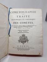 PINGRE - Cométographie ou traité historique et théorique des COMETES,...
