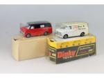 DINKY G.B., 2 fourgons Bedford ref 410, dont : SIMPSON'S...