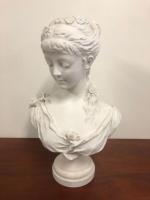 D'après Georges LEVY (1820-1899) - Buste de jeune fille en...