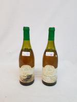 Deux bouteilles de CHABLIS 1er cru - Jean-Marc BROCARD 1998...