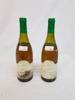 Deux bouteilles de CHABLIS 1er cru - Jean-Marc BROCARD 1998...