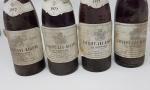 Quatre bouteilles de SAVIGNY LES BEAUNE LES SERPENTIERES - 1977...